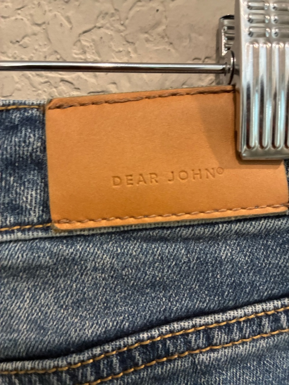 Dear John Women's Flare Jeans in Medium Blue Wash - Picture 7 of 10